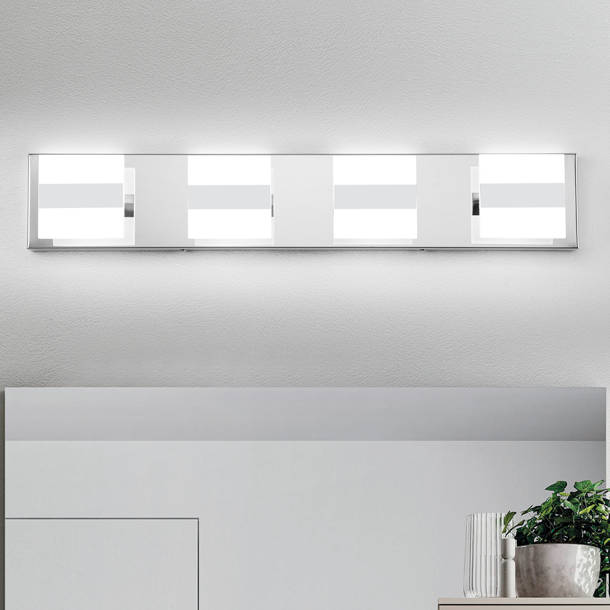 Orren Ellis Kaimee Frameless Lighted Bathroom/Vanity Mirror & Reviews